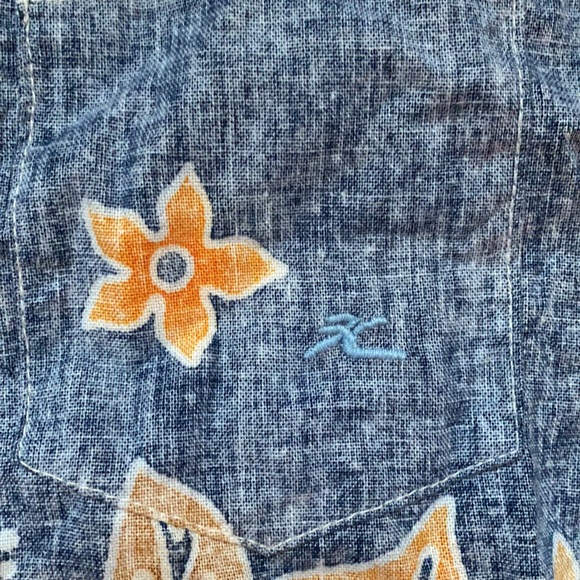 Vintage Hobie Hawaiian Reverse Print Shirt - Picture 4 of 5